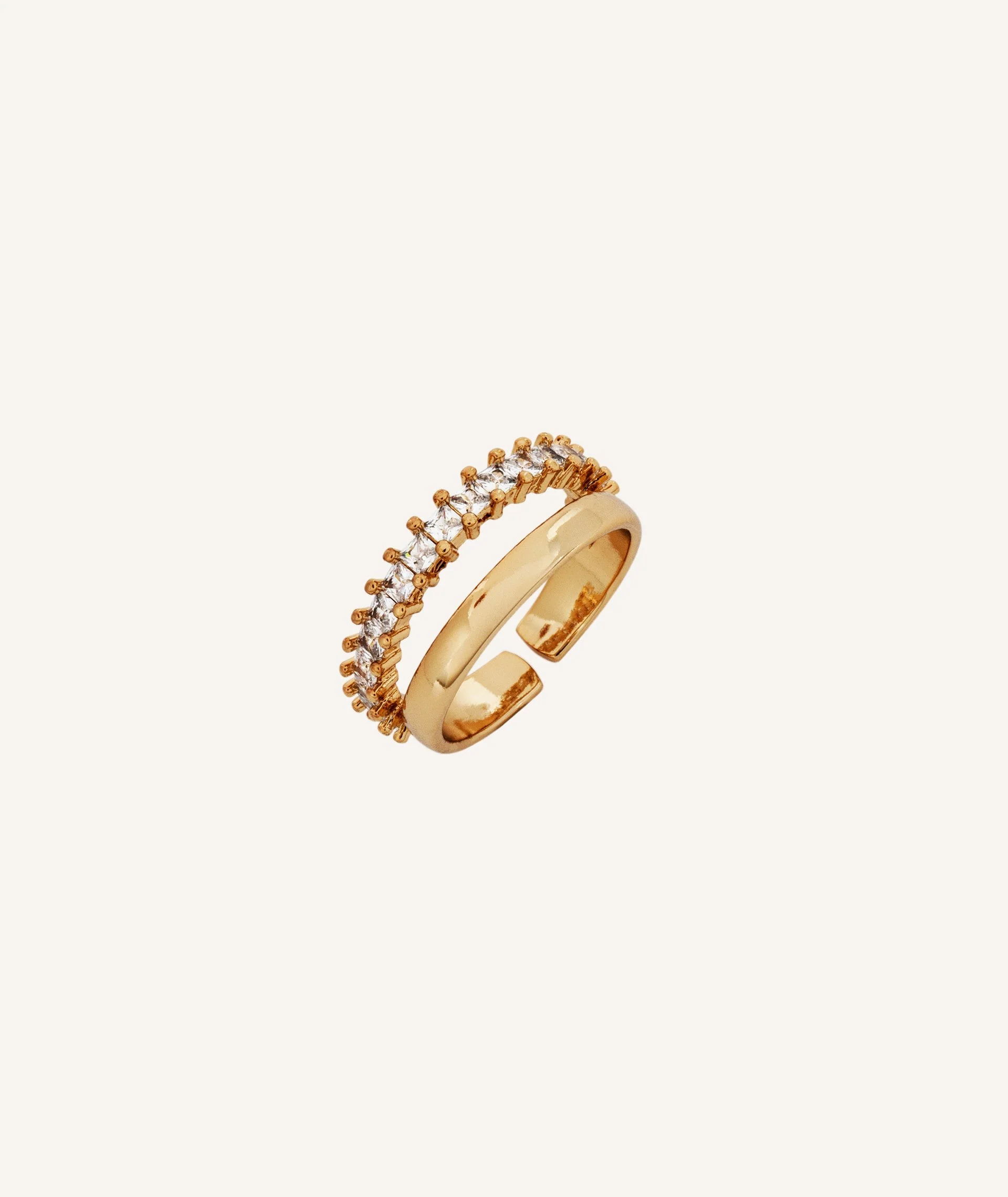 Anillo Thelma Chapado Oro 18KT